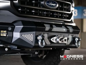Ford F-150 Front Bumper - MTO Series - DV8 - Winch Ready Ford F-150 Front Bumper - MTO Series - DV8 - Winch Ready
